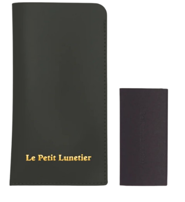 Image de Pochette Verte en cuir